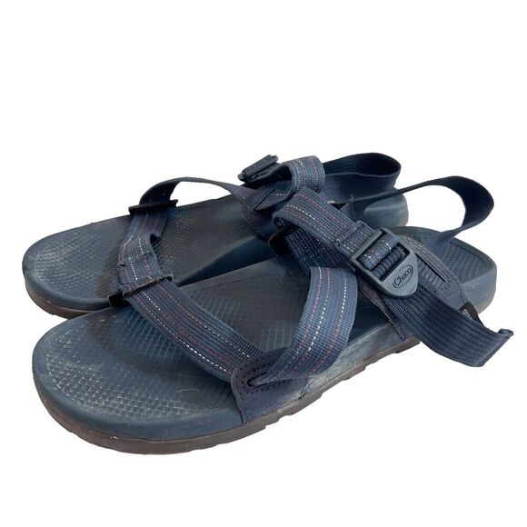 Chaco Men's Lowdown Sandal Navy 11M Water Outdoor Lock Buckle Arch Support - Picture 1 of 11